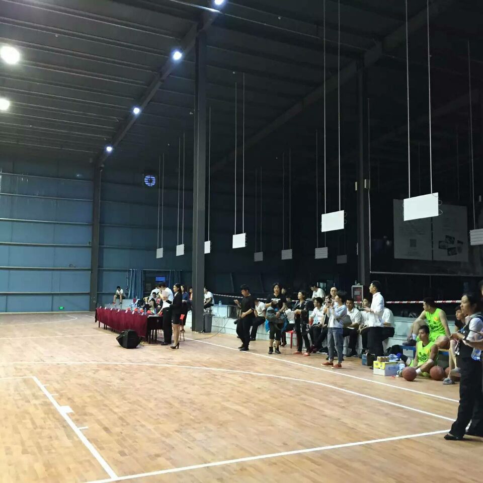 體育木地板--南昌699文化園籃球館成功案例(lì)