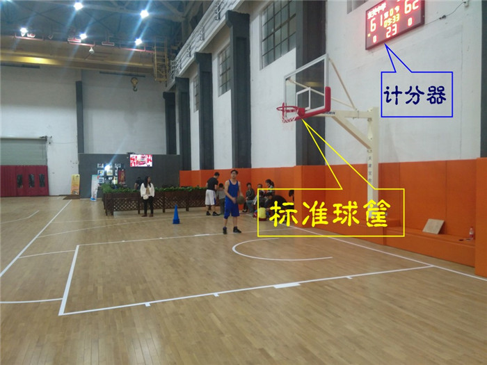 浙江上虞8090籃球俱樂部籃球場館木地板成功案(àn)例(3)
