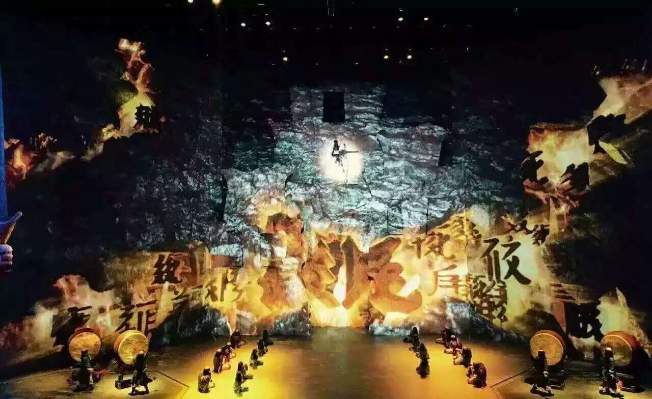 舞台木地板+舞台(tái)地膠銀川西夏盛典劇院成功案例